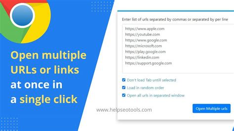 open multiple urls online free.